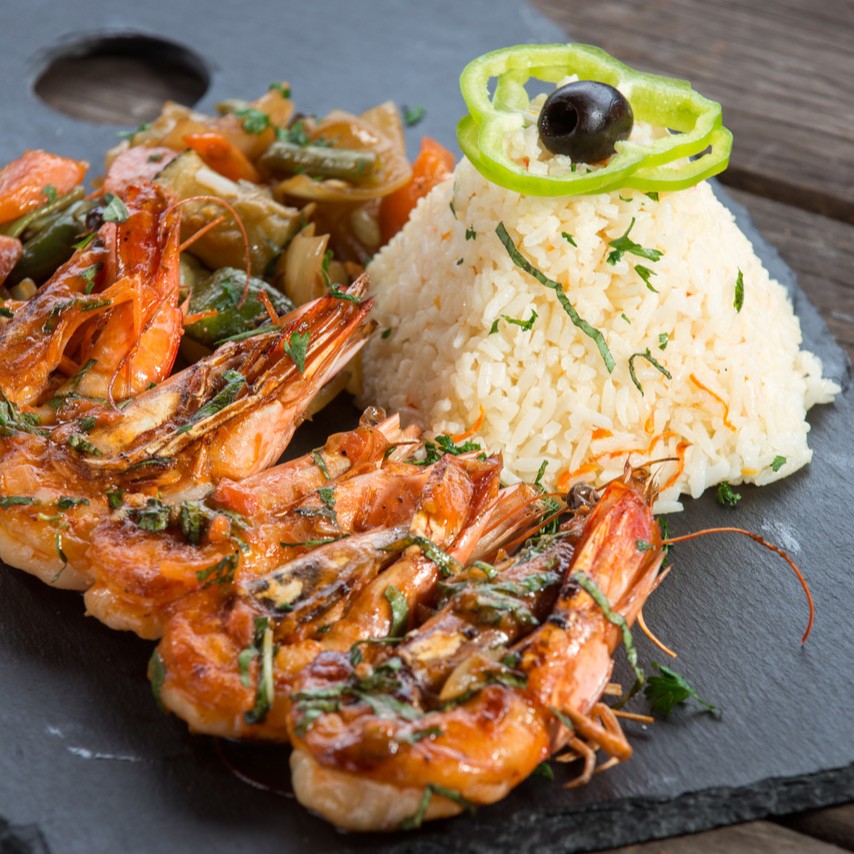 Brochettes de Gambas
