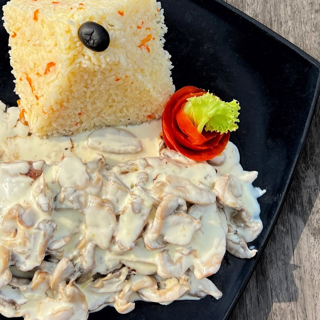 Steak Sauce Crème Champignons